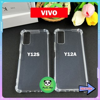 Ốp Vivo Y12S / Y12A Bảo Vệ Cam, Chống Sốc, Trong Suốt, Silicon