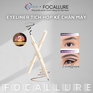 Bút Kẻ Mắt Nước 2 Đầu FOCALLURE Tiện Dụng Siêu Mảnh Chống Nước Lâu Trôi FA-309
