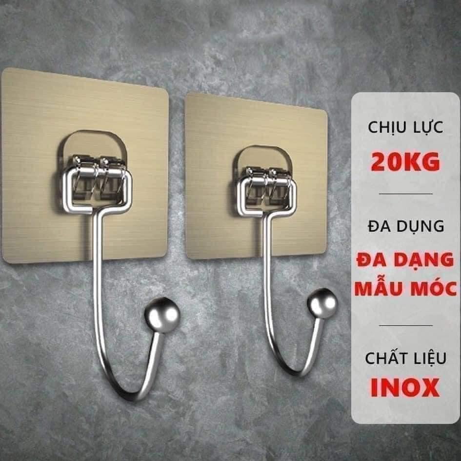 Set 10 móc chịu lực- móc dán tường chịu lực