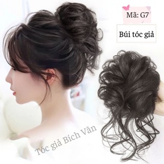 Búi tóc giả trung niên, tóc giả búi dự tiệc sang chảnh