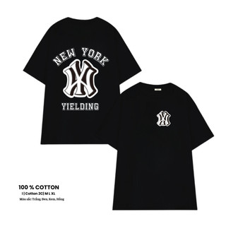  Áo Thun MLB NY Unisex Form rộng 100% Cotton 2 chiều Local Brand Zuu- AC394