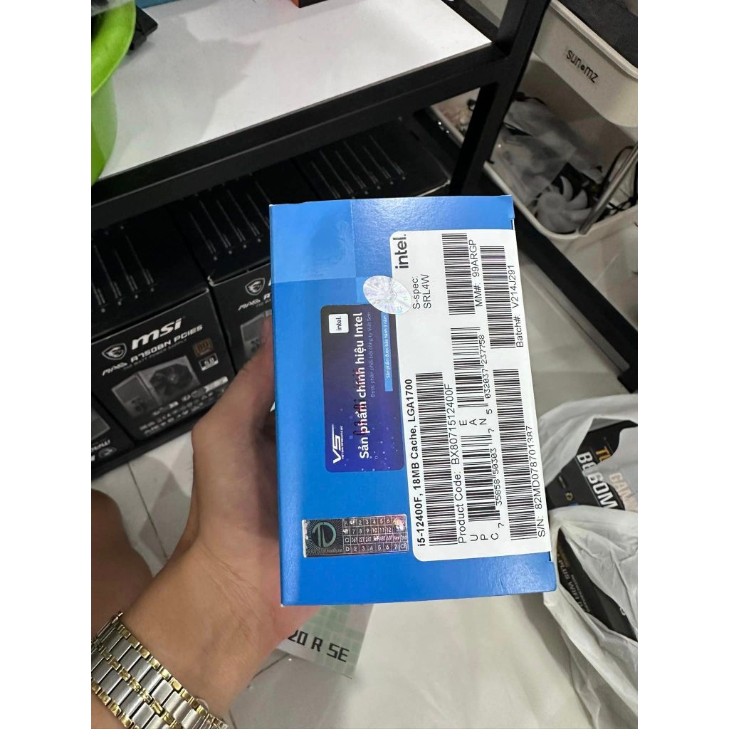 CPU I5 12400F FULLBOX HÃNG
