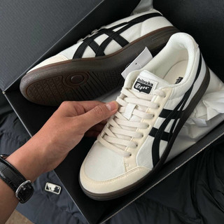 Giày On.itsuka Tiger Advanti Cream White Black_ Sneaker Tiger trắng sọc đen siêu hot hit 2024 nam nu