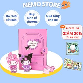 Đồ chơi sách thủ công nemo store hình kuromi dễ thương cho bé gái