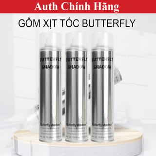 Gôm xịt tóc giữ nếp tạo kiểu nam nữ Butterfly Shadow 150ml 320ml 600ml