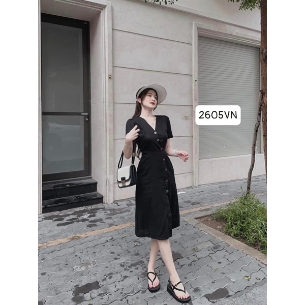 Váy Linen 2 Màu 2605VN