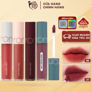 [NEW 26-30] Son Kem Lì Hàn Quốc Romand Zero Velvet Tint 5.5g (05 Đỏ Gạch, 06 Đỏ Nâu, 20 Đỏ Trầm)