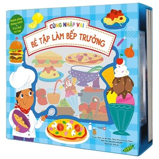 Sách - cùng nhập vai: bé tập làm bếp trưởng