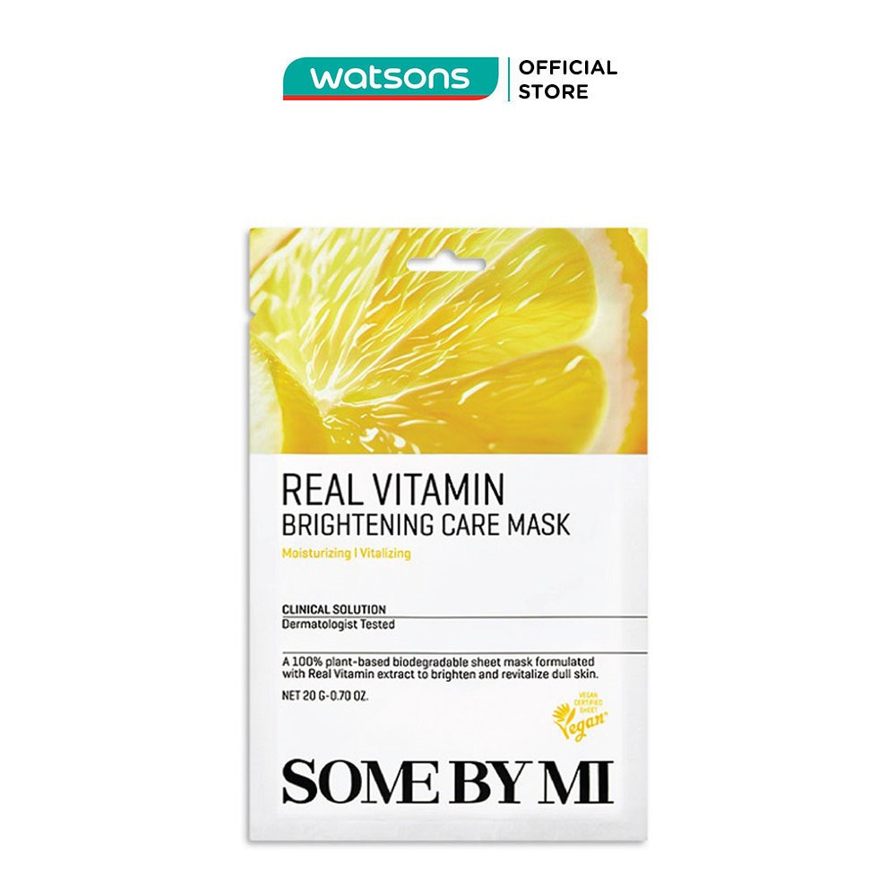 Mặt Nạ Giấy Some By Mi Chiết Xuất Vitamin C Brightening Care Mask 20g