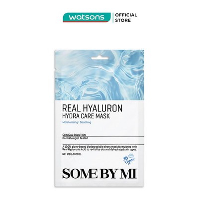 [Mã FMCGWA101 giảm 8% đơn 250K] Mặt Nạ Giấy Some By Mi Cung Cấp Độ Ẩm Cho Da Real Hyaluron Hydra Care Mask 20g