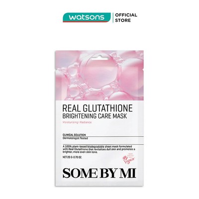 [Mã FMCGWA101 giảm 8% đơn 250K] Mặt Nạ Giấy Some By Mi Real Cải Thiện Sắc Tố Da Glutathione Brightening Care Mask 20g