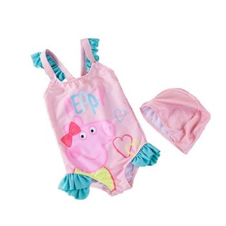 Đồ bơi bé gái Heo peppa hồng