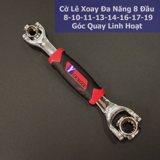 Cờ lê đa năng 8 đầu xoay  8 - 10 -11- 13- 14- 16- 17- 19 mm