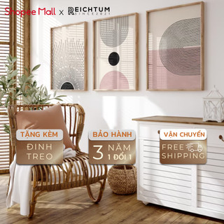 Tranh treo tường canvas cao cấp SET3 của  REICHTUM - Phòng khách/ Nhà ngủ/ Decor trang trí/ Chất vải canvas