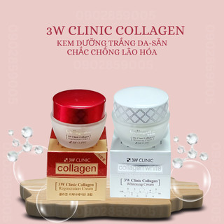 Kem 3w clinic trắng da chống lão hóa collagen