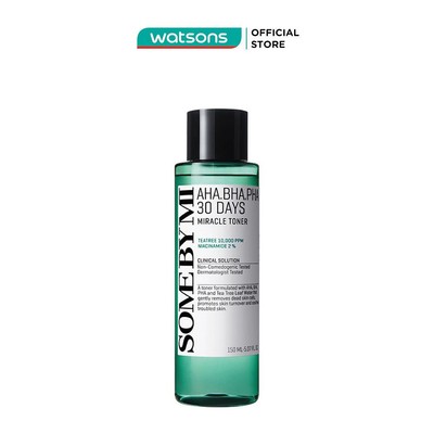 Nước Hoa Hồng Some By Mi Giảm Mụn Và Dưỡng Ẩm 30 Ngày Miracle Toner 150ml
