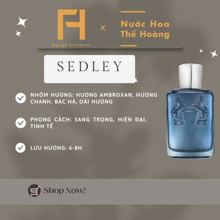 Nước hoa nam sedley for men edp chiết 10ml, 20ml - nước hoa thế hoàng