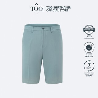 Quần short nam TQQ dáng ôm chất liệu vải cao cấp Q112S màu xanh 39