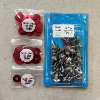 Combo ốc áo inox304 xe sirius xc - sirius fi