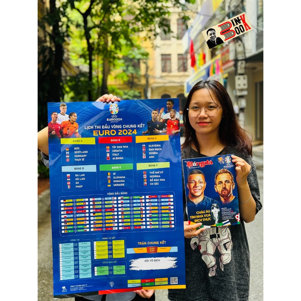 Sách - Đặc san EURO 2024 - TH Books