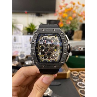 Đồng hồ Nam Rich@rd Mill€ RM11-03 Flyback Chronograph Watch 44mm, Full box, Luxury diamond watch