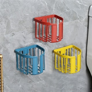 Giỏ Đựng Giấy Vệ Sinh Dán Tường Có Kèm Miếng Dán - Giỏ Treo Tường Đựng Khăn Giấy Phòng Tắm Phòng Bếp 88312