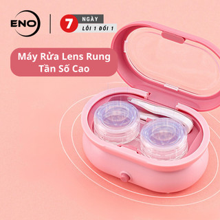  Hộp Rửa Lens Máy Rửa Lens Sóng Âm 360 Độ Dụng Cụ Rửa Lens Tự Động Nhỏ Gọn Kèm Nhíp Gắp ENO - MRL01 