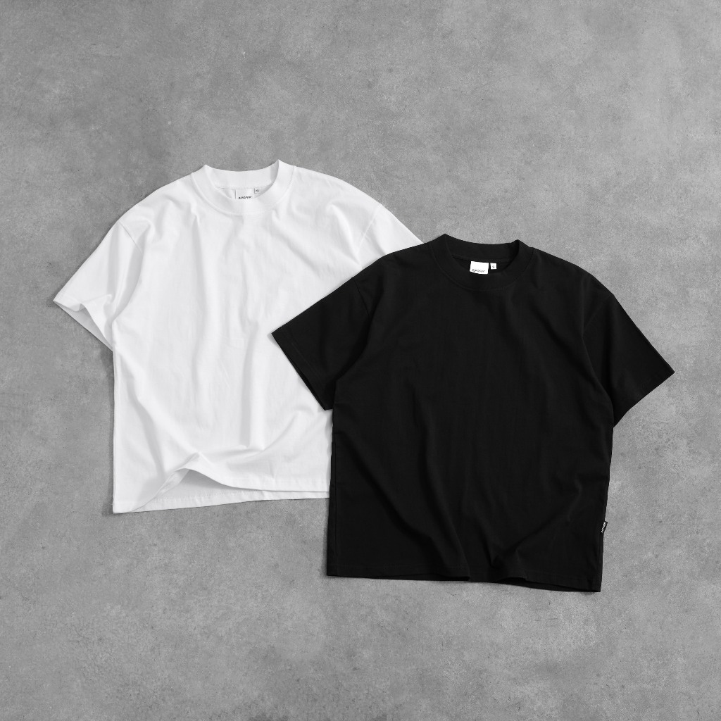 RIPOFFF Blank Boxy Tee (Áo thun trơn tay ngắn form boxy)