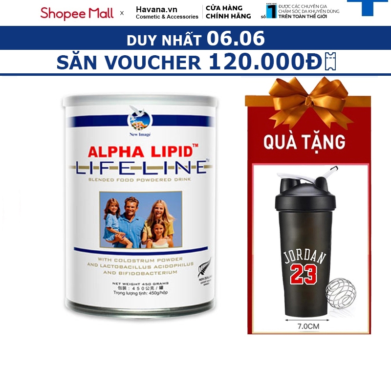 Sữa non Alpha Lipid Lifeline 450g chính hãng New Zealand - Havana.vn