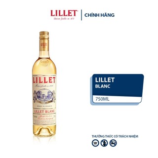 Rượu Vang Khai Vị Lillet Blanc Nồng Độ 17%Vol 750ml Không Kèm Hộp