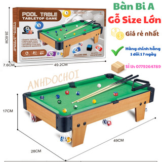 Bàn bi a , bida mini bằng gỗ size lớn