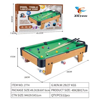 Bàn Bi A , BiDa Mini Bằng Gỗ Size Lớn