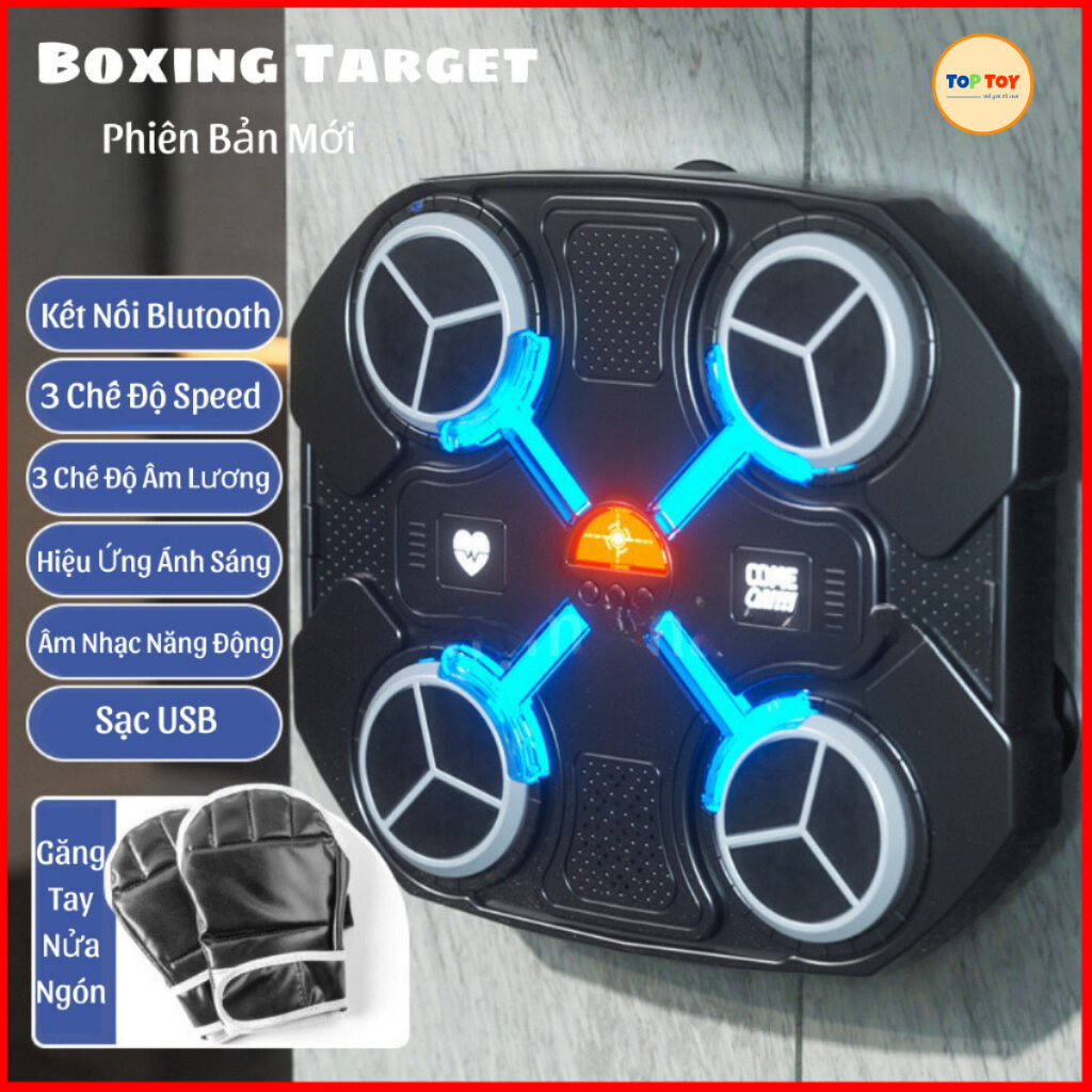 Máy Đấm Bốc Âm Nhạc Treo Tường Có Bluetooth, Boxing Thể thao treo tường Thông Minh Boxing Target tại nhà