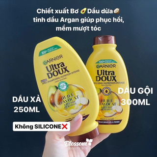 Bộ dầu gội xả GARNIER phục hồi tóc hư tổn và chẻ ngọn
