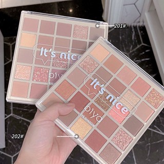  Bảng Màu Mắt Biya 25 Ô Ánh Nhũ Sáng Lấp Lánh Siêu Xinh Phấn Mắt Má Nhiều Màu Trang Điểm Chống Nước 