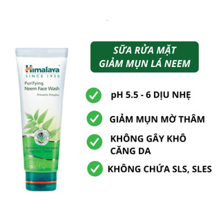 [HÀNG TẶNG KHÔNG BÁN][HSD 30/10/2025] Sữa Rửa Mặt Neem (Ngừa Mụn Trứng Cá) 100ML