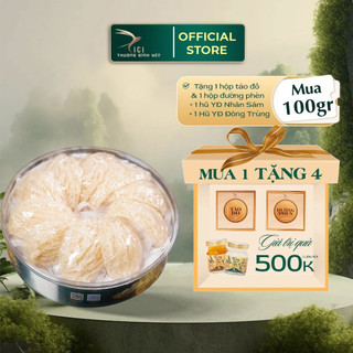 [Hoả Tốc HN] 100g Tổ Yến Khô Tinh Chế VIP CiCi Thượng Đỉnh Yến Tổ Yến Khánh Hòa Cao Cấp Nguyên Chất Sợi Dài