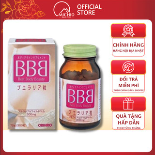 Viên uống nở ngực BBB Orihiro Nhật Bản 330 viên giúp tăng kích thước vòng 1 tự nhiên cho phụ nữ
