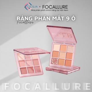 Bảng Phấn Mắt 9 Ô FOCALLURE Trang Điểm Lâu Trôi Lên Màu Chuẩn Dùng Hằng Ngày FA-E01