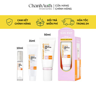 Kem Chống Nắng Nâng Tone Cnp Laboratory Kiềm Dầu Không Bết Dính Trắng Hồng Tự Nhiên 50ml Spf42/pa+++