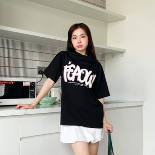 Áo thun nam nữ local brand unisex Fearow Pinky Spring / Black-OV485