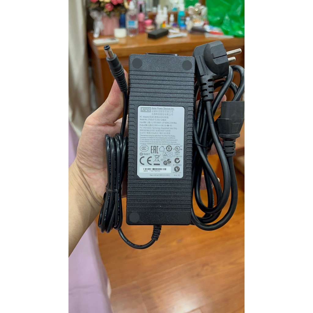 nguồn DC 24v 5a- adapter 24vdc 5a hàng cao cấp