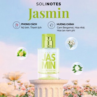 Nước hoa Pháp Solinotes Jasmin nước hoa nữ hương hoa nhài thơm lâu phù hợp đi hẹn hò, gặp mặt dạng xịt độ lưu hương 8h