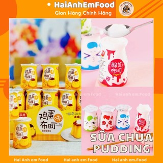 Thạch Sữa Chua Pudding Yogurt Đài Loan, Thạch Caramel / Thạch Dừa Pudding Giải Nhiệt