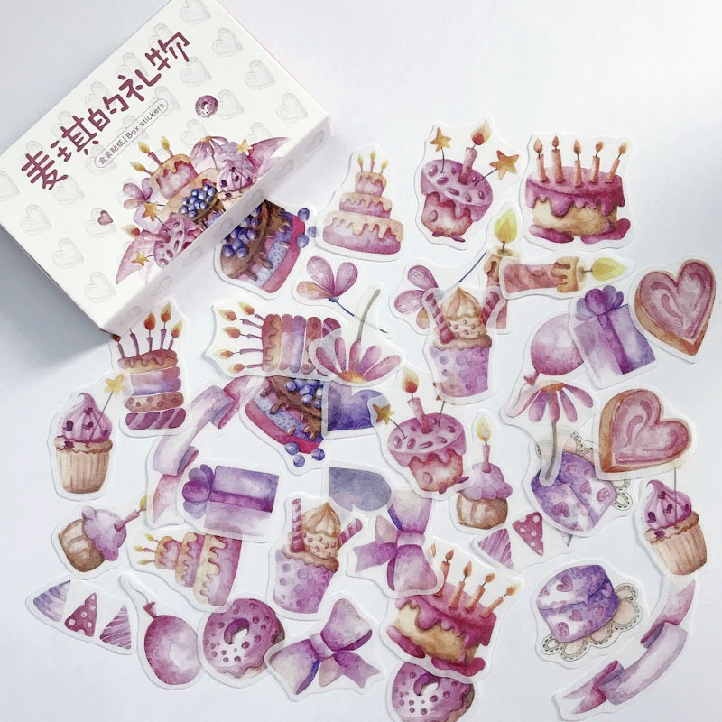 Hộp 40 sticker giấy SH4004 Gachini