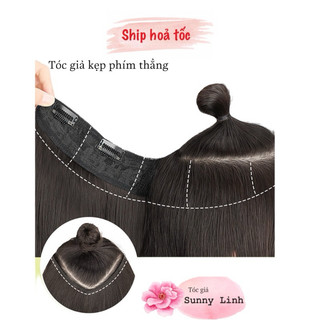 [ HOẢ TỐC ] TÓC GIẢ KẸP PHÍM THẲNG