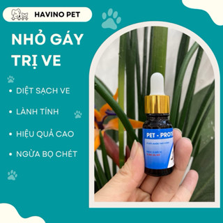 Nhỏ gáy trị Ve rận bọ chét chó mèo