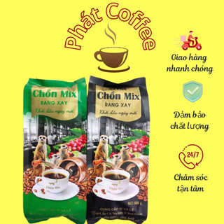 1kg cà phê pha phin thơm đậm béo chồn mix buôn mê thuộc truyền thống chồn Đen & Xanh