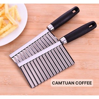 Dao răng cưa cắt thạch, tạo sóng rau câu, hoa quả dụng cụ nhà bếp dài 19cm, nhỏ gọn, tiện lợi