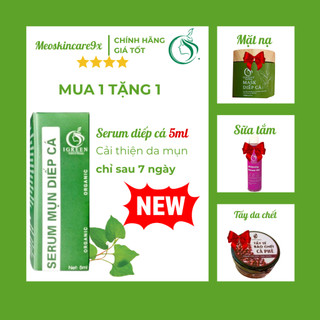 Serum Mụn Diếp Cá Igreen, 5ml, giảm mụn ẩn, mụn viêm, mụn trứng cá, hỗ trợ giảm thâm, se khít lỗ chân lông